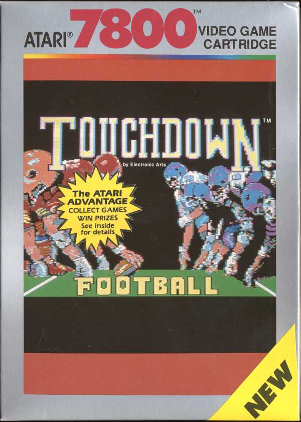 Touchdown Football Box Scan - Front